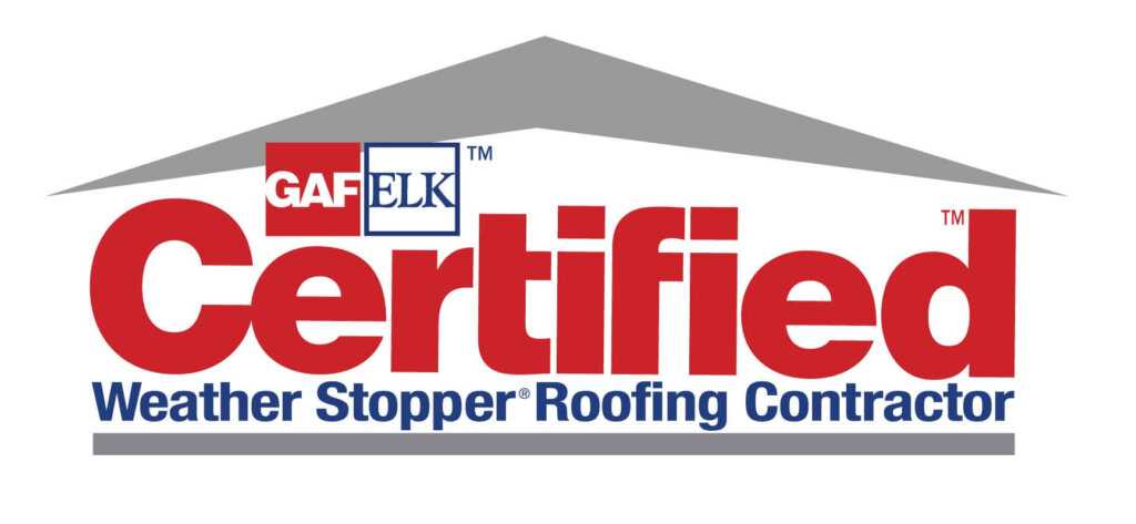 gaf elk certified weather stopper roofing contractor